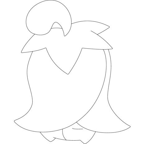 Cherrim In Overcast Form Coloring Page